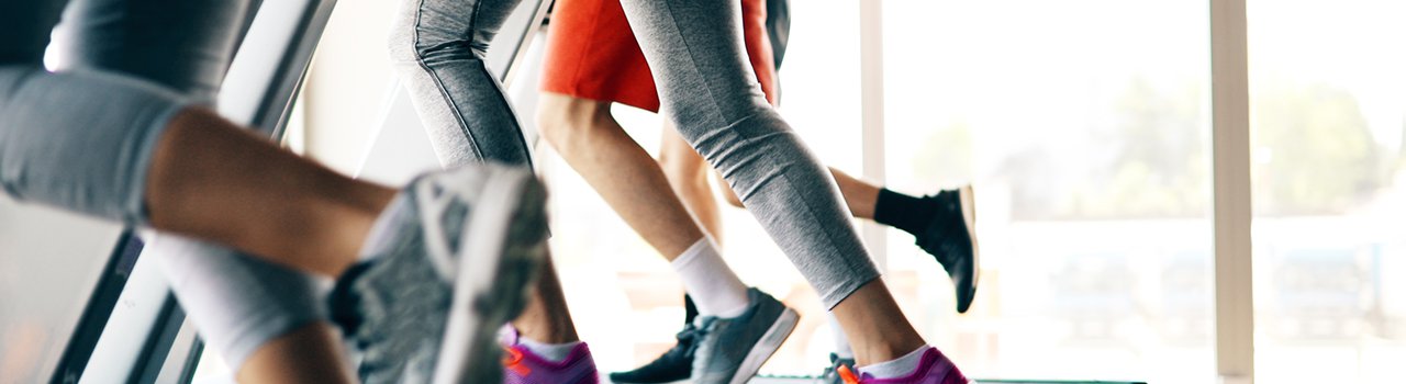 Picture of people running on treadmill in gym